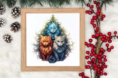 Christmas Tree With Many Dogs Clipart PNG Product Image 3