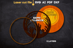 Happy Halloween Sign SVG laser cut file for Glowforge Product Image 3