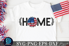 Home SVG, 4th July Sunflower SVG Product Image 3