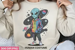 Human costume PNG, Alien Sublimation PNG Product Image 3