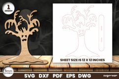 Haunted Halloween Trees Laser Cut | SVG Bundle | Glowforge Product Image 3