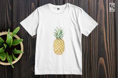 Watercolor Pineapple Clipart Sublimation PNG Product Image 3