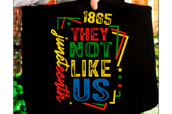 They Not Like Us Juneteenth SVG PNG Product Image 1
