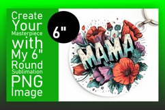 Watercolor Mother's Day Keychain Variety Product Image 1