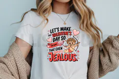 Cute Cupid With Bow For Valentines Day Vector Design Product Image 3