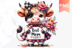 Best Mom Ever Sublimation - Mother&#039;s Day Clipart PNG Design Product Image 1