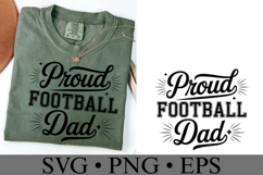 Proud Football Dad Svg | Game Day Svg | Shirt Svg Product Image 1