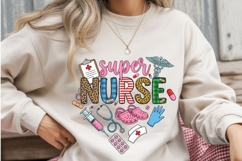 Super Nurse PNG, Nurse Sublimation Design, Nurse Life Product Image 3