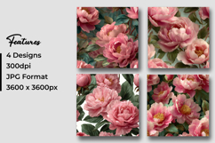 Soft Pink Peonies Digital Paper Product Image 3