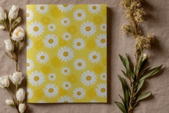 Retro Daisy Digital Paper Product Image 3