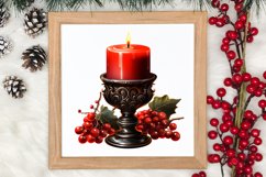 Gothic Christmas Clipart Sublimation, Gothic Christmas Product Image 3