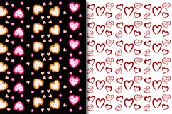Valentine&#039;s patterns / Heart seamless patterns - 8 designs Product Image 3