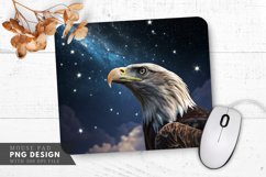 Starry Eyed Eagle Mouse Pad PNG Design Product Image 1