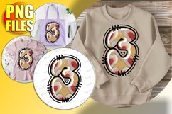 3 Doodle Letter Valentine Whimsical Heart Vibe! Product Image 1