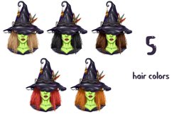 Halloween clipart, witch clipart, Product Image 4