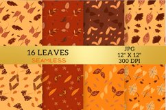 Boho Terracotta Leaf Digital Papers, Leaf, Floral Leaves Product Image 3