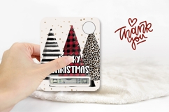 Rustic Christmas Tree Money Card, Christmas Gift Cards Product Image 3