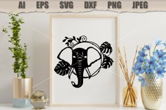 Clipart Elephant SVG Product Image 4