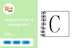 Magical Forest Monogram Symbol Product Image 1