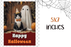 Cute Halloween Greeting Card, Kids Halloween Wall Art Product Image 3