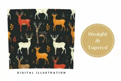 Deer Tumbler Wrap Design, Deer Sublimation Tumbler Template Product Image 3
