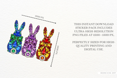 Diamond Easter Bunnies Stickers Product Image 3