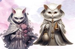 Halloween Ghost Cat Sublimation Clipart, Halloween Ghost Cat Product Image 4