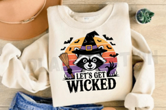 Let&#039;s Get Wicked, Spooky Funny Sublimation PNG Design Product Image 3