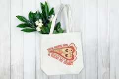 You'll always have a pizza my heart SVG, Retro Groovy Valent Product Image 3