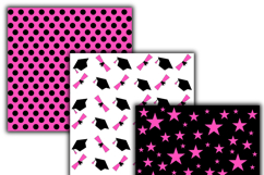 Graduation 2026 pink digital papers Product Image 2