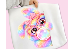 Yarn Crochet Easter Bunny PNG, Happy Easter PNG, Easter PNG Product Image 5