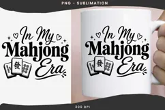 Mahjong quote png design for T-shirts Product Image 3