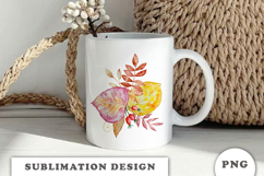 Watercolor Autumn Bouquet png Product Image 3