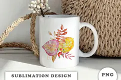 Watercolor Autumn Bouquet png Product Image 3