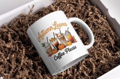 Fall Feels Autumn Leaves &amp; Cozy Quotes PNG Pack Product Image 3