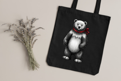 Glossy Gothic Christmas Animals Clipart Bundle Product Image 3