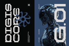 Elons - Industrial Techno Typeface Product Image 3