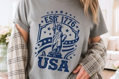 USA Est. 1776 Svg, USA 250th Anniversary Svg, Patriotic Svg. Product Image 4