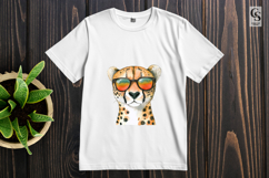 Cool Cheetah With Sunglasses Clipart PNG Product Image 3