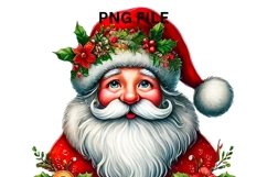 Festive Santa Claus PNG for Christmas Shirt &amp; Sublimation Product Image 4