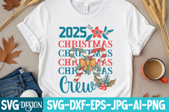 2025 Christmas Crew SVG Design,Christmas Svg Design Product Image 2
