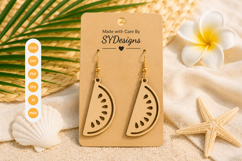Summer Earrings Laser Cut SVG Bundle Product Image 4