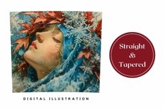 Christmas Tumbler Sublimation, Winter Forest Tumbler PNG Product Image 3