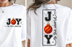 Joy To The World PNG, Joy Yarn PNG, Merry Christmas Faux Product Image 2