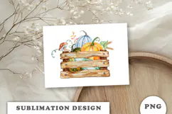 Watercolor Autumn Pumpkins png Product Image 3