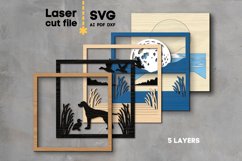 English Pointer Dog SVG Laser cut file for Glowforge Product Image 3