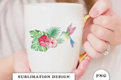 Watercolor Hummingbird Sublimation Downloads Product Image 3