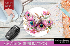 Fantasy Forest Car Coaster - Fairy Tale Coaster PNG Product Image 1