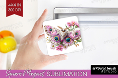Fantasy Forest Magnet Sublimation - Fairy Tale Square Magnet Product Image 1