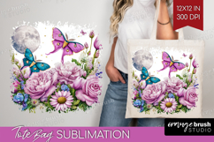 Fantasy Forest Tote Bag - Fairy Tale Tote Bag PNG Product Image 1